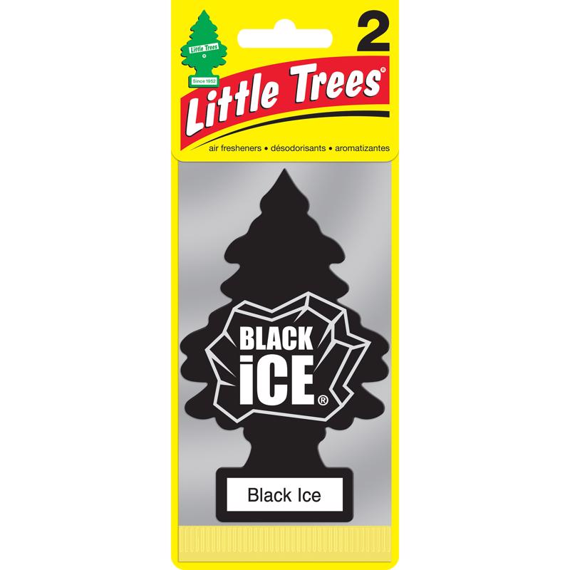 LITTLE TREES - Little Trees Black Ice Scent Air Freshener Solid 2 pk - Case of 12