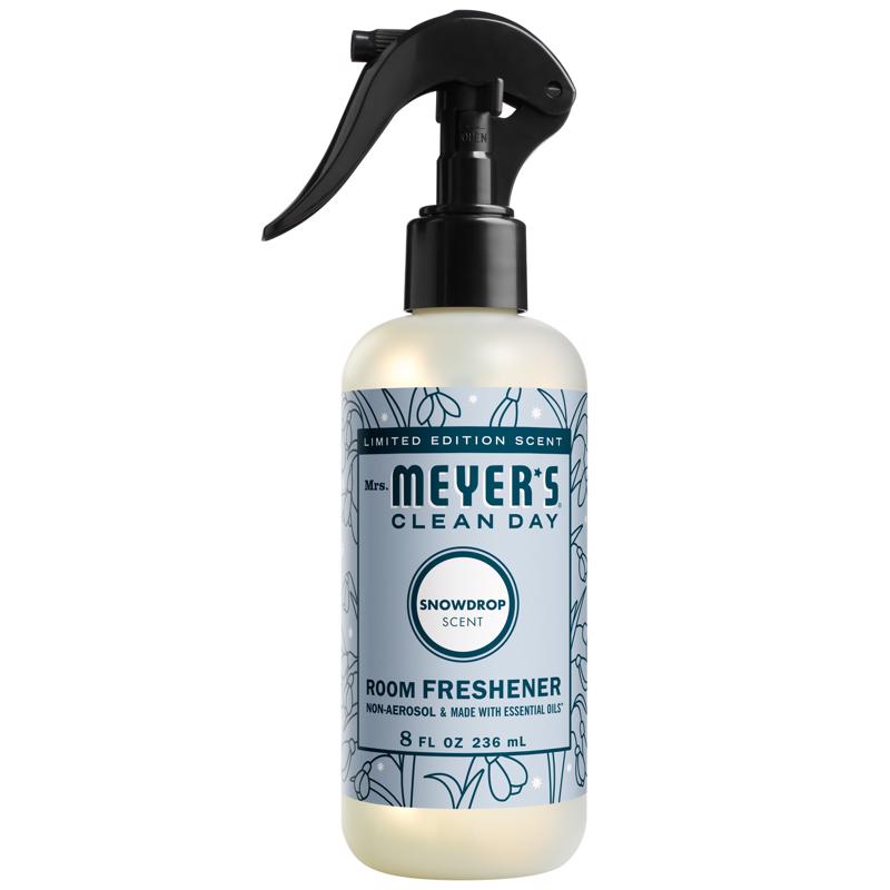 MRS. MEYER'S - Mrs. Meyer's Clean Day Snow Drop Scent Air Freshener Spray 8 oz Liquid 1 pk - Case of 6