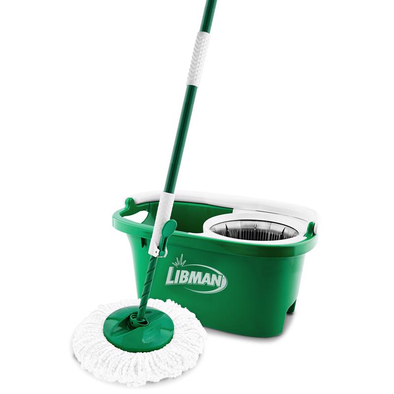 LIBMAN - Libman Tornado 14 in. W Spin Mop with Bucket