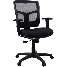 Lorell Ergomesh Managerial Mesh Mid-back Chair [CHAIR;MIDBACK; SWIVEL TILT-EA]