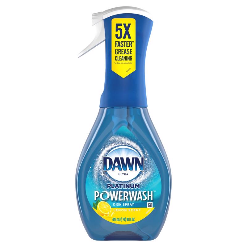 DAWN - Dawn Platinum Powerwash Lemon Scent Liquid Dish Spray 16 oz 1 pk - Case of 6
