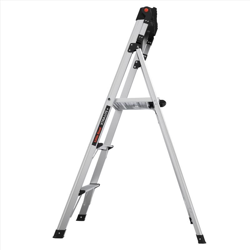 LITTLE GIANT - Little Giant Xtra-Lite Plus 5 ft. H Aluminum Step Ladder Type IAA 375 lb. capacity [15250-002]