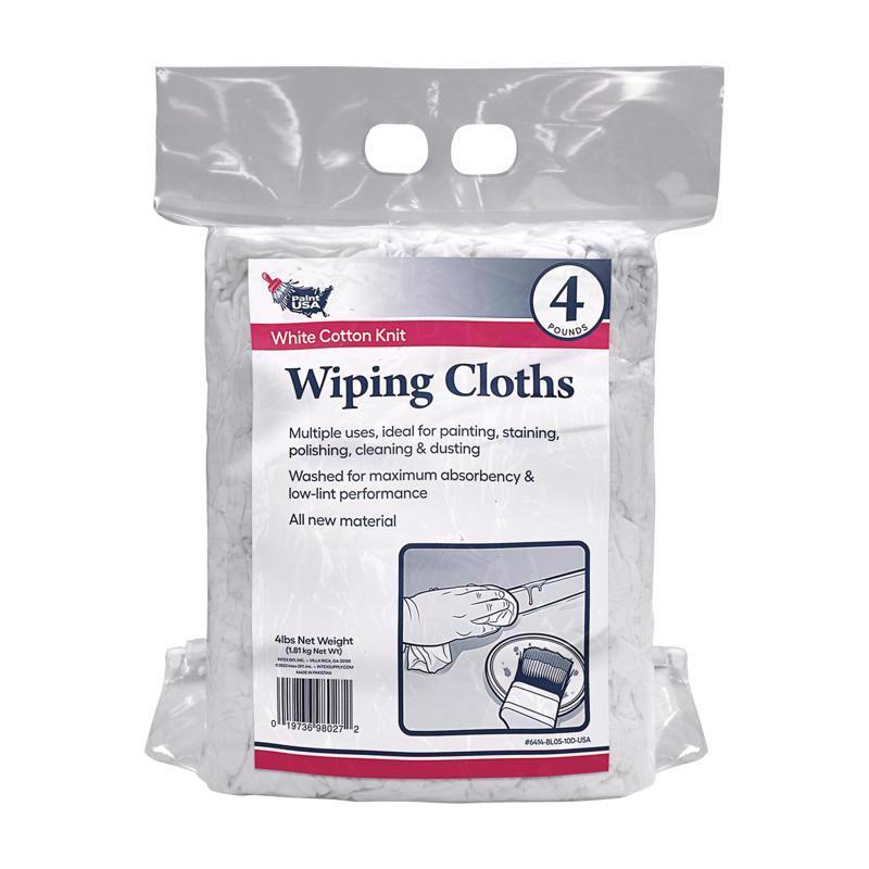 PAINT USA - Paint USA Cotton Knit Wiping Rags 4 lb