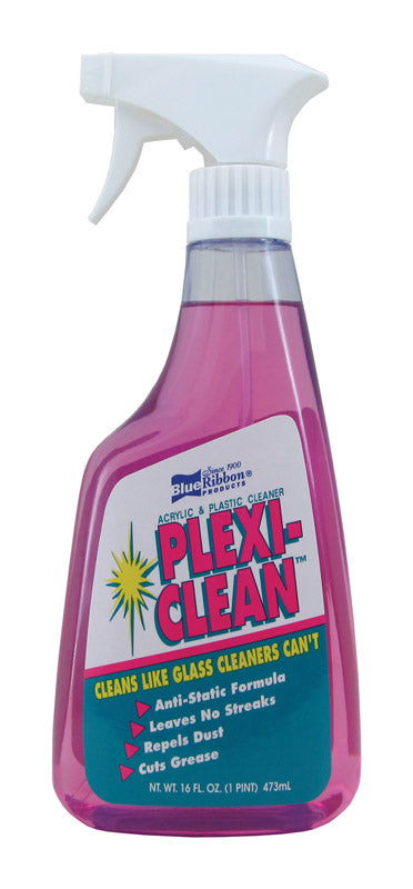 PLEXI-CLEAN - Blue Ribbon Plexi-Clean Acrylic & Plastic Cleaner 16 oz Liquid - Case of 6