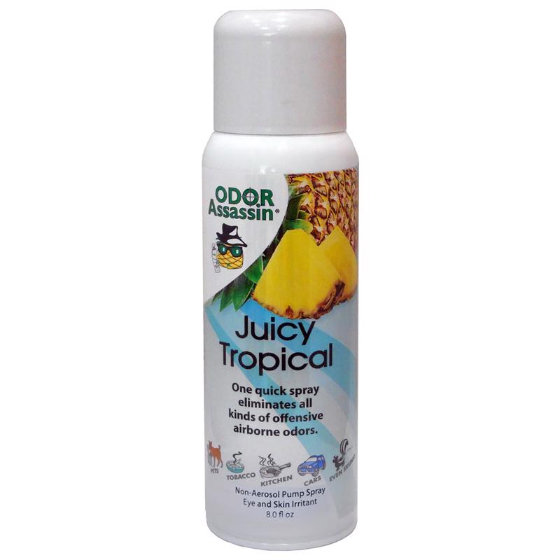 ODOR ASSASSIN - Odor Assassin Juicy Tropical Scent Odor Eliminator 8 oz Liquid - Case of 3
