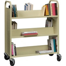 Lorell Double-sided Book Cart [CART;BOOK;SLOPED;PY-EA]