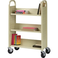 Lorell Single-sided Book Cart [CART;BOOK;SINGLE SIDED;PY-EA]