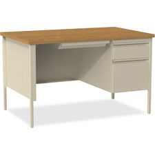 Lorell Fortress Series 48" Right Single-Pedestal Desk [DESK;RH;PED;48X30X29.5;PYOK-EA]