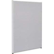 Lorell Panel System Partition Fabric Panel - 36.4" Width x 60" Height - Steel Frame - Gray - 1 Each