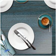Hometex&reg; Anti-Microbial Vinyl Rectangular Place Mat - 17" x 22"