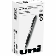 uniball&trade; 207 Impact RT Gel Pens [PEN;GEL;207IMPACT;RETRCT;BK-DZ]