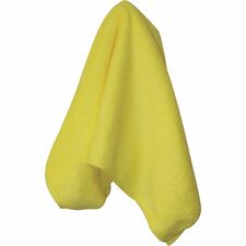 Genuine Joe General-purpose Microfiber Cloth [CLOTH;MICROFIBER;YELLOW-BG]