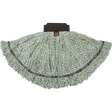 Rubbermaid Commercial Medium Maximizer Microfiber Mophead - 11.2" Width x 19.5" Length - MicroFiber - 1Each [MOP;BLEND;MF;MAXIMZR;MED;GN-EA]