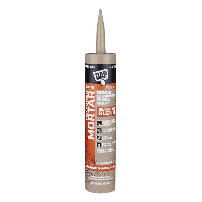 DAP - DAP Premium Textured Mortar Beige Advanced Latex Concrete and Mortar Sealant 10.1 oz - Case of 12