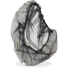 Genuine Joe Black Nylon Hair Net [NET;HAIR;NYLON;BLK;LG;21"-PK]