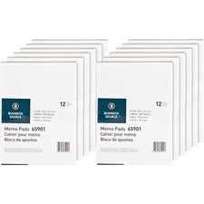 Business Source Plain Memo Pads [PAD;MEMO;4X6;PLAIN;100SH;WE-CT]