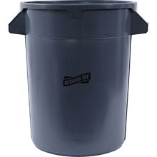 Genuine Joe Heavy-Duty Trash Container [CONTAINER;32GL;GY-CT]