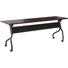 Lorell Flip Top Training Table [TABLE;TRN;FLIP;72X24;MY/BK-EA]