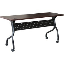 Lorell Flip Top Training Table [TABLE;TRN;FLIP;48X24;MY/BK-EA]