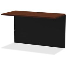 Lorell Fortress Modular Series Bridge [DESK; BRIDGE 24"X48" BK/WL-EA]