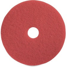 Genuine Joe Red Buffing Floor Pad [PAD;FLOOR CONV;16 IN SPRAY-CT]