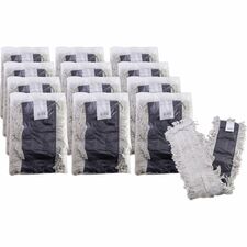 Genuine Joe Disposable Dust Mop Refill - 5" Width x 48" Length - Cotton - 12 / Carton [DUSTMOP;COTTON;DISP;48X5;RE-CT]