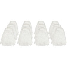 Genuine Joe Cut End Mophead - Rayon - Natural - 12 / Carton [MOP;16OZ;RAYON;CUTEND-CT]