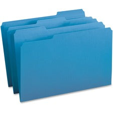Business Source 1/3 Tab Cut Legal Recycled Top Tab File Folder [FOLDER;FILE;1/3 CUT;LGL;BE-BX]