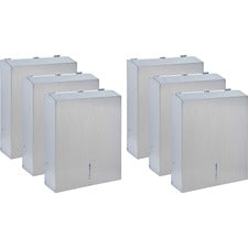 Genuine Joe C-Fold/Multi-fold Towel Dispenser Cabinet [CABINET;TOWEL;C/MULTI FLD-CT]