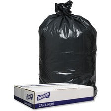 Genuine Joe Low Density Black Can Liners [LINER;38X58;1.2MIL;LD;100CT-CT]