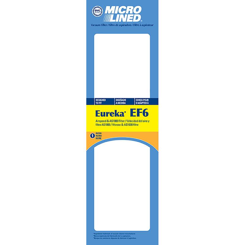 DVC - DVC Micro Lined Vacuum Filter For Eureka EF6  1 pk