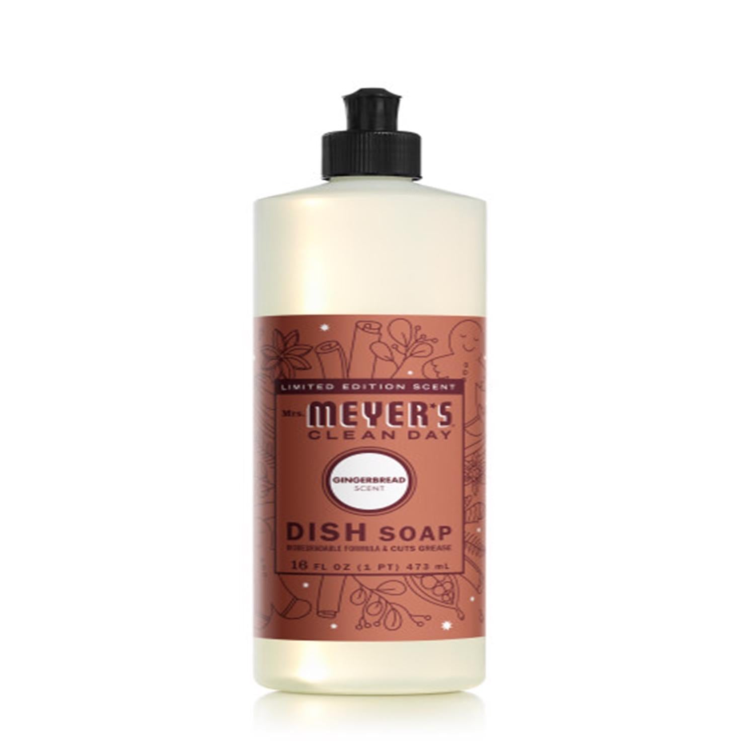 Mrs. Meyer's Clean Day Gingerbread Scent Liquid Dish Soap 16 oz 1 pk - Case of 6