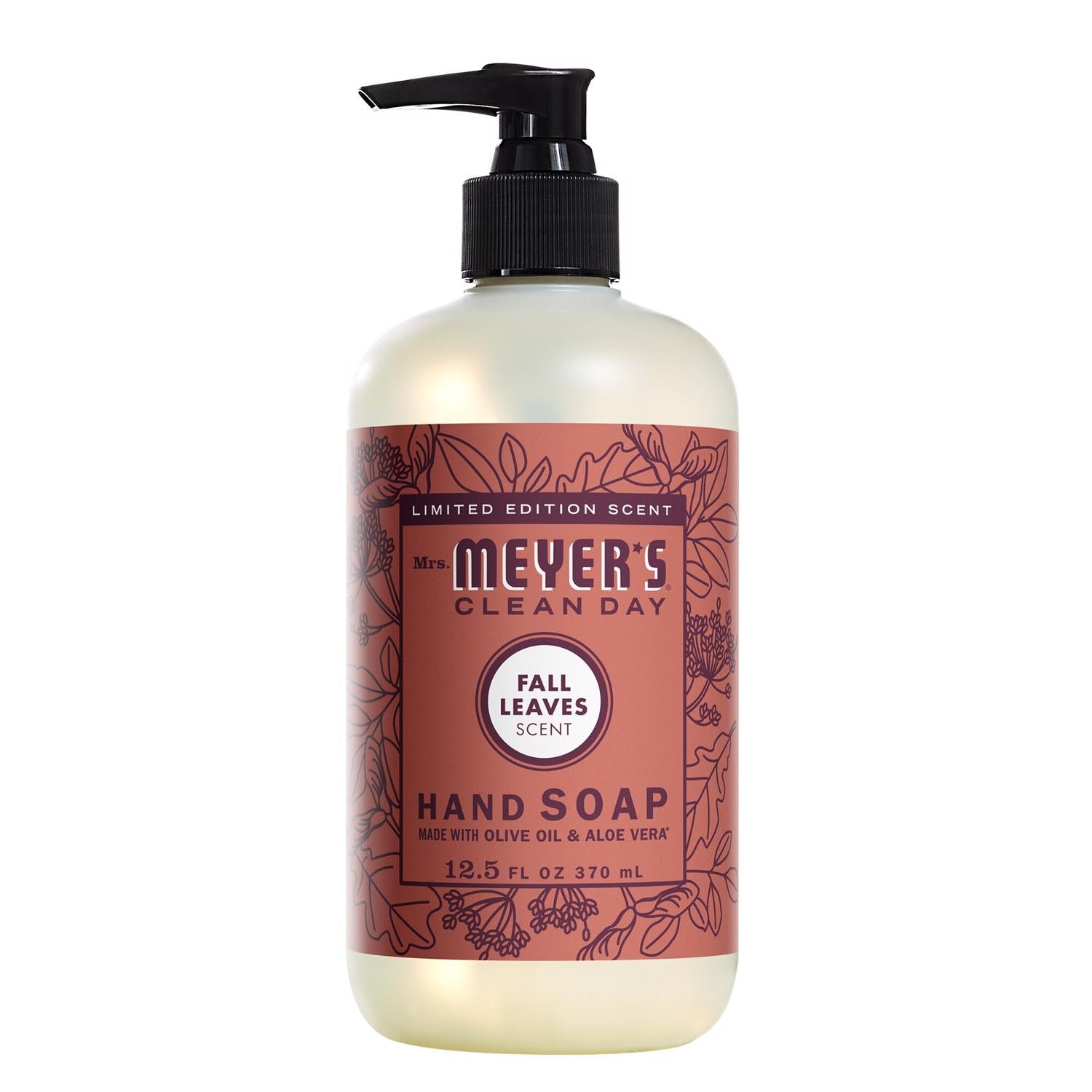 Mrs. Meyer's Clean Day Fall Leaves Scent Liquid Hand Soap 12.5 oz - Case of 6