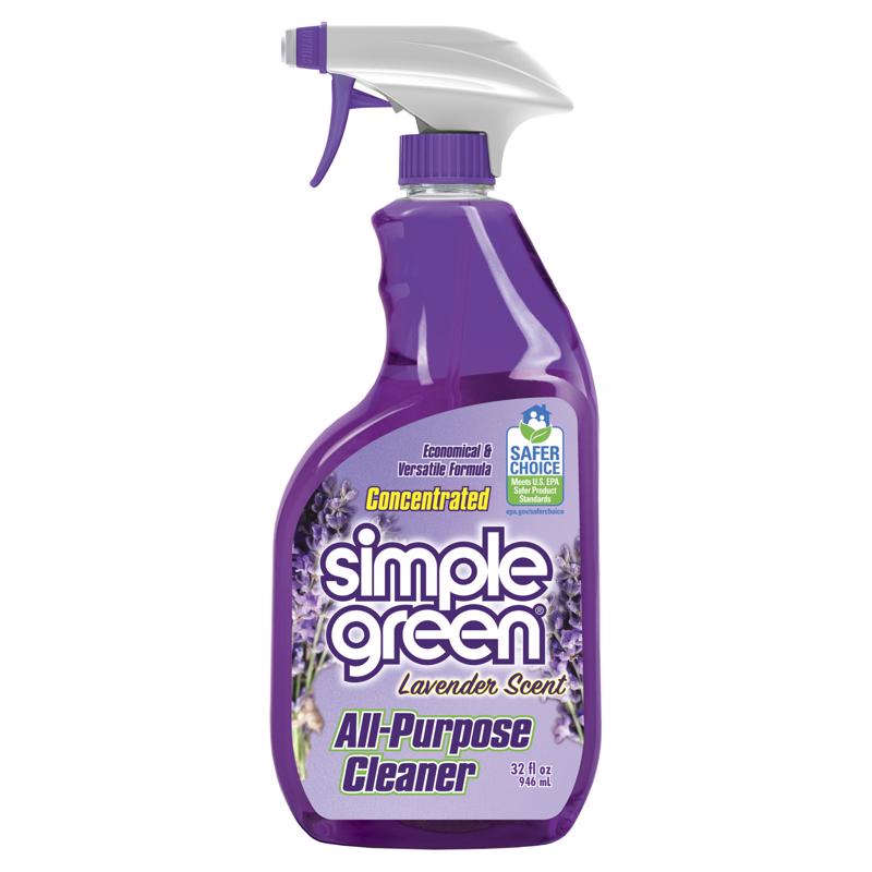 SIMPLE GREEN - Simple Green Lavender Scent Concentrated All Purpose Cleaner Liquid 32 oz