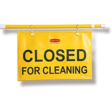 Rubbermaid Commercial Closed For Cleaning Safety Sign [SIGN;HANGING;SAFETY;SITE-CT]