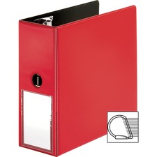 Business Source 5" D-Ring Binder [BINDER;D-RING;LBLHLDR;5";RD-EA]