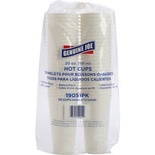 Genuine Joe 20 oz Disposable Hot Cups [CUP;SINGLE;HOT;20 OZ-CT]