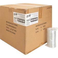 Genuine Joe Portion Cup Lid - 50 / Carton - 50 Per Bag - Transparent, Clear [LID;F/3OZ CUP;CL-CT]