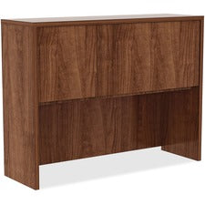 Lorell Essentials Series Stack-on Hutch with Doors [HUTCH;3DR;48X15;WT-EA]
