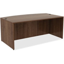 Lorell Essentials Series Bowfront Desk Shell [DESK;BOW;LAM;71X41;WT-EA]