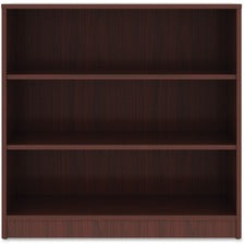 Lorell Laminate Bookcase [BOOKCASE;3-SHLF;36X12X36;MY-EA]