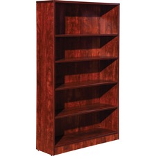 Lorell Laminate Bookcase [BOOKCASE;5-SHLF;36X12X60;CY-EA]