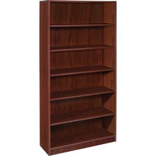Lorell Laminate Bookcase [BOOKCASE;6-SHLF;36X12X72;MY-EA]
