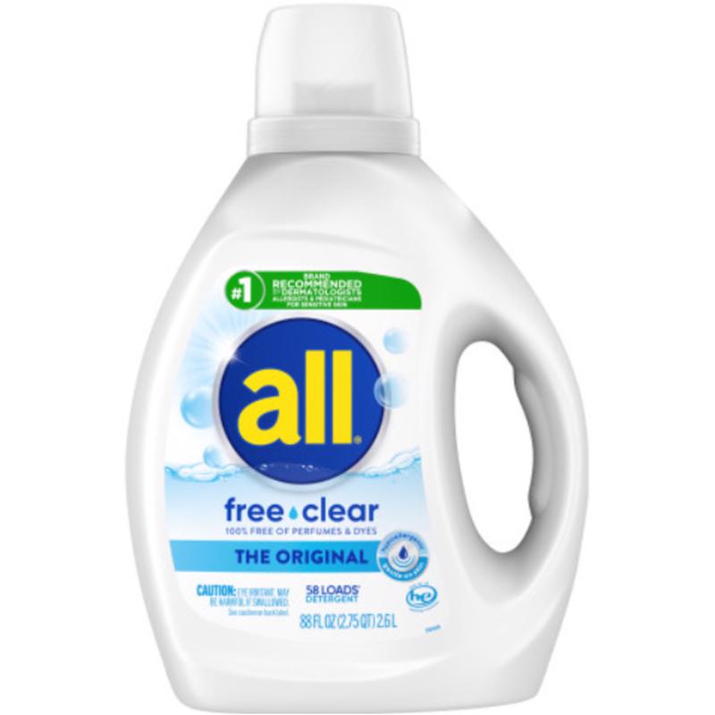 ALL - All No Scent Detergent Liquid 88 1 pk