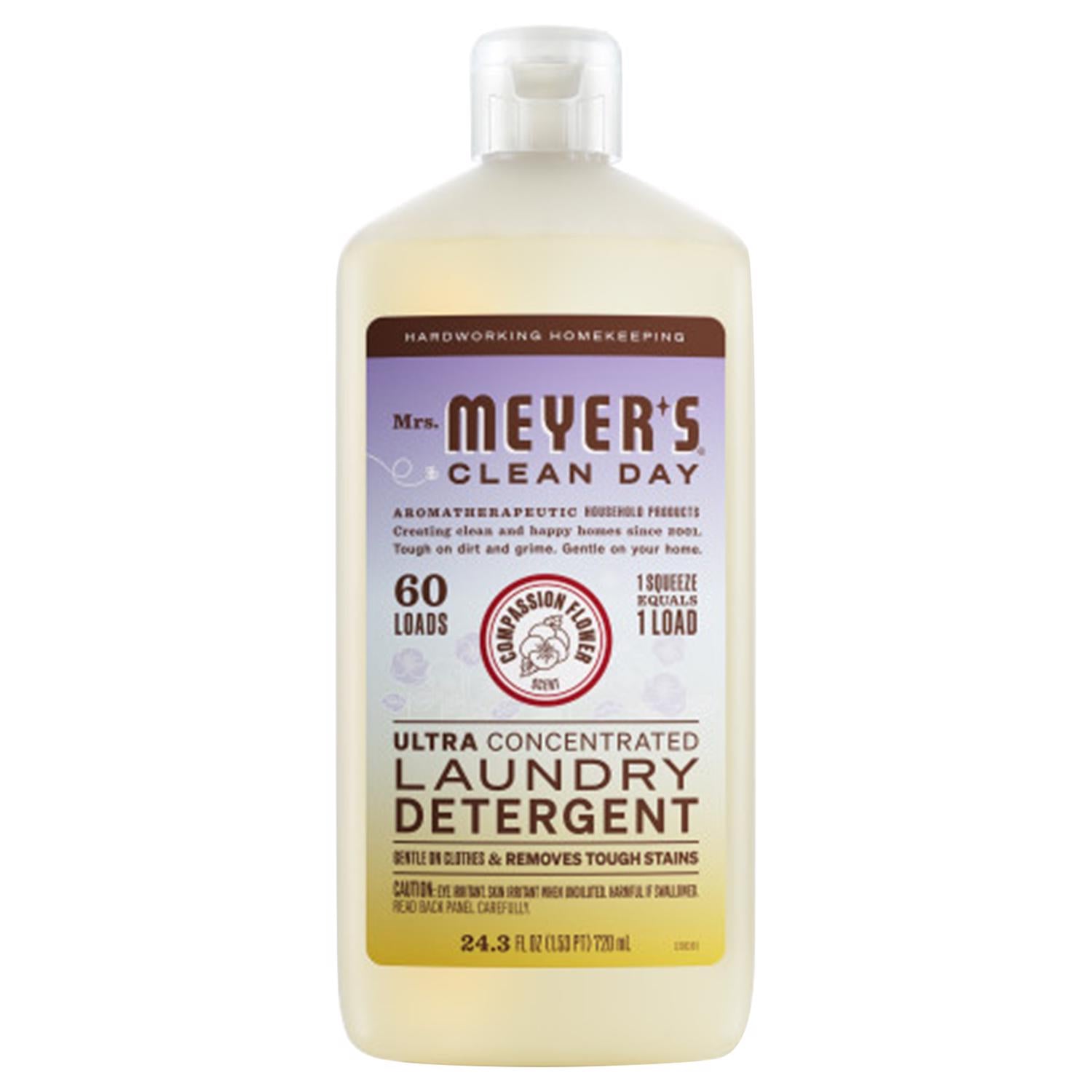 Mrs. Meyer's Clean Day Compassion Flower Scent Detergent Concentrate Liquid 24.3 oz 1 pk - Case of 6