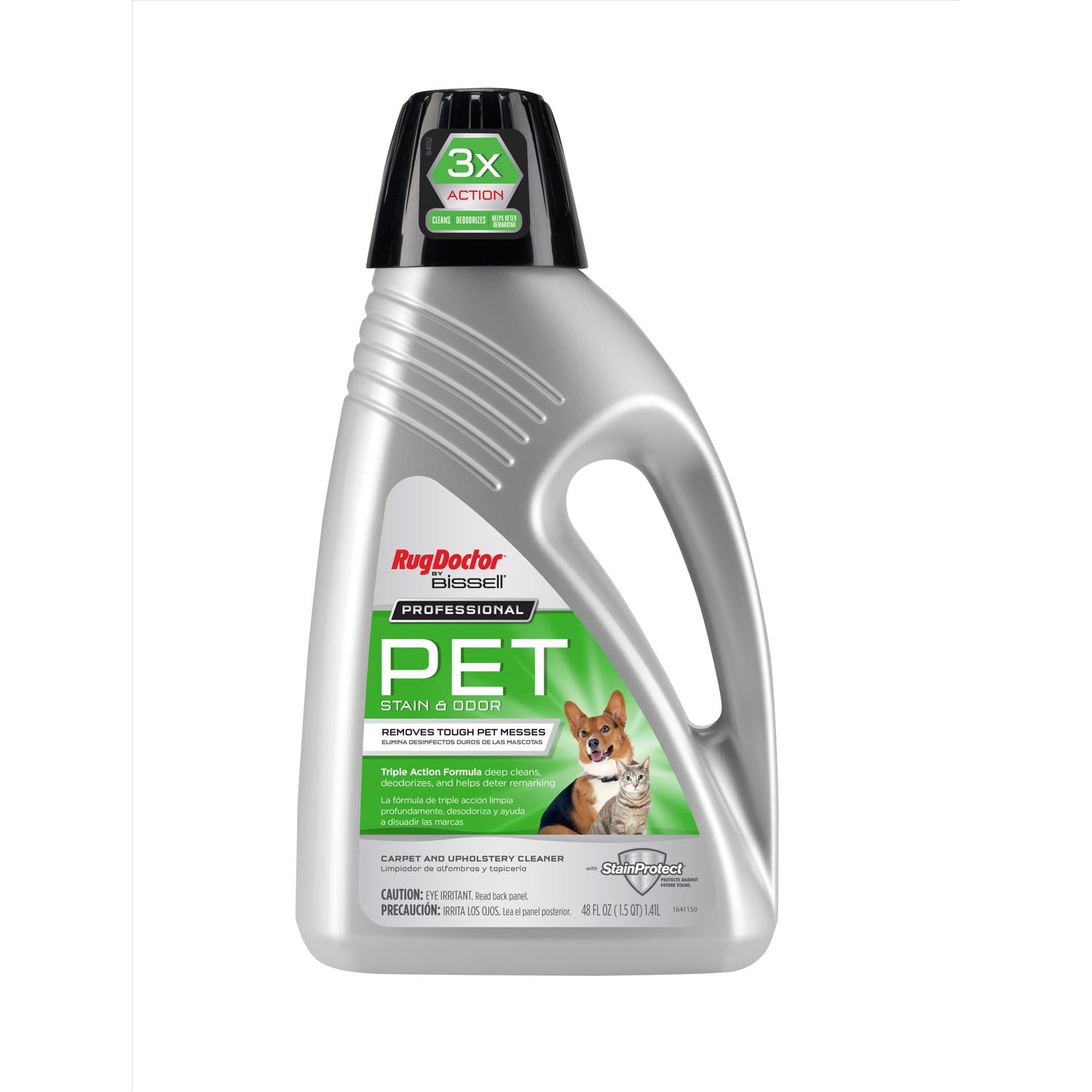 Rug Doctor Bissell Pet Stain Carpet Cleaner 48 oz Liquid Concentrated - Case of 6