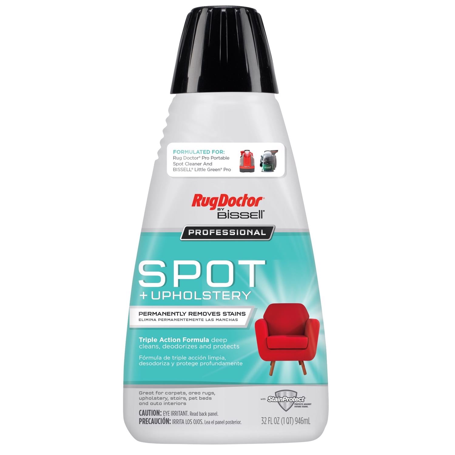 Rug Doctor Bissell Upholstery Cleaner 32 oz Liquid Concentrated - Case of 6
