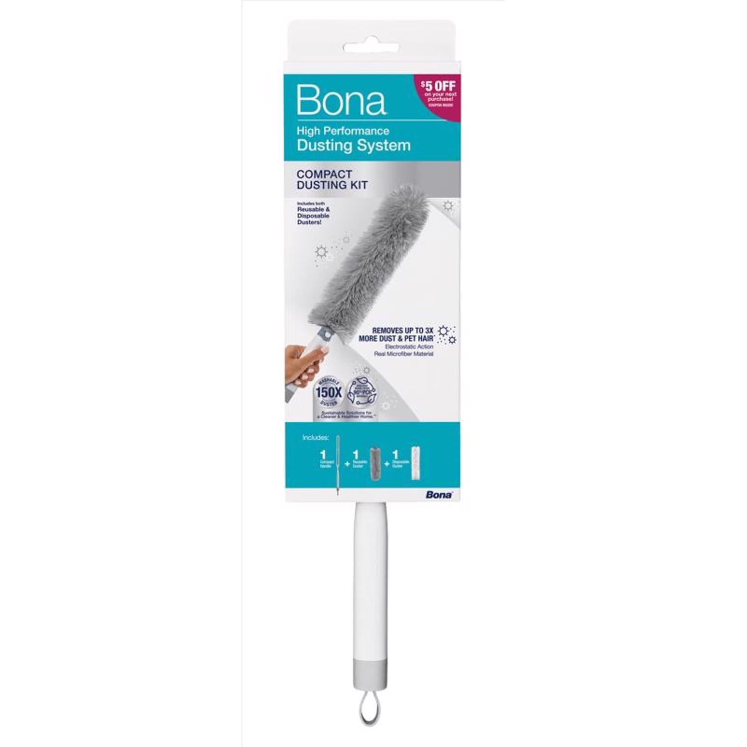 Bona Microfiber Duster Kit 11 in. W X 17 in. L 1 pk - Case of 8