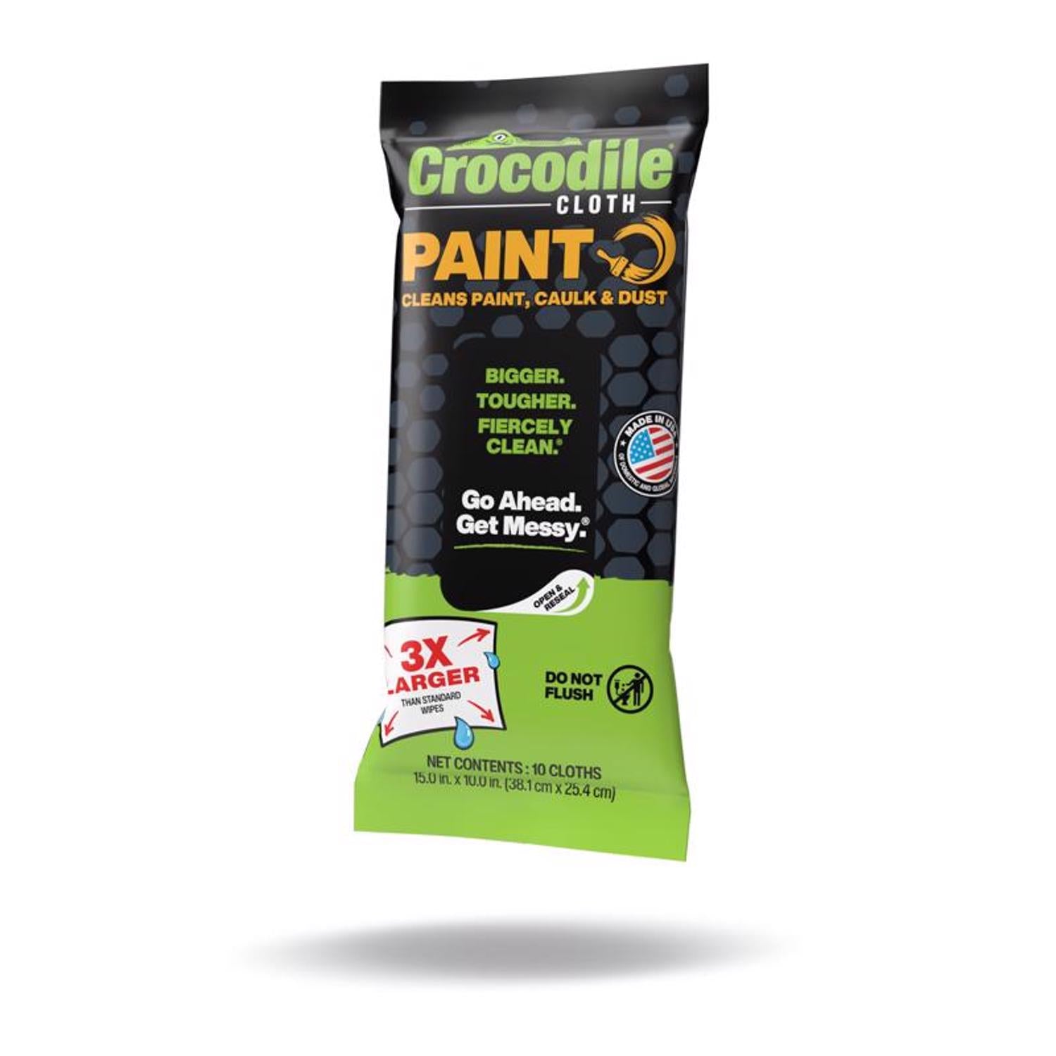 Crocodile Cloth Paint Cleaning Cloth 15 in. W X 10 in. L 10 wipes 10 pk