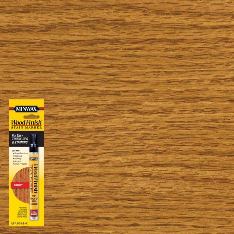 MINWAX - Minwax Wood Finish Stain Marker Semi-Transparent Cherry Oil-Based Stain Marker 0.33 oz